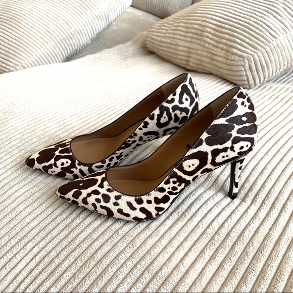 calvin klein gayle pumps leopard